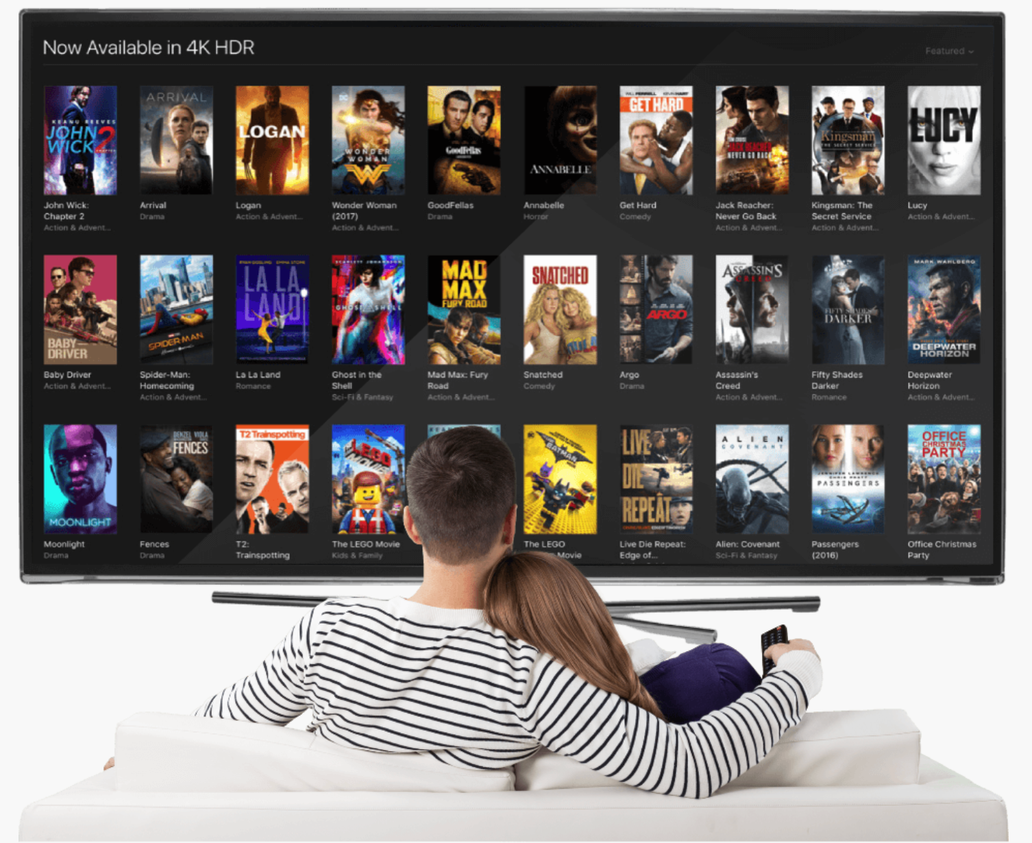 Couple regardant la tele 2